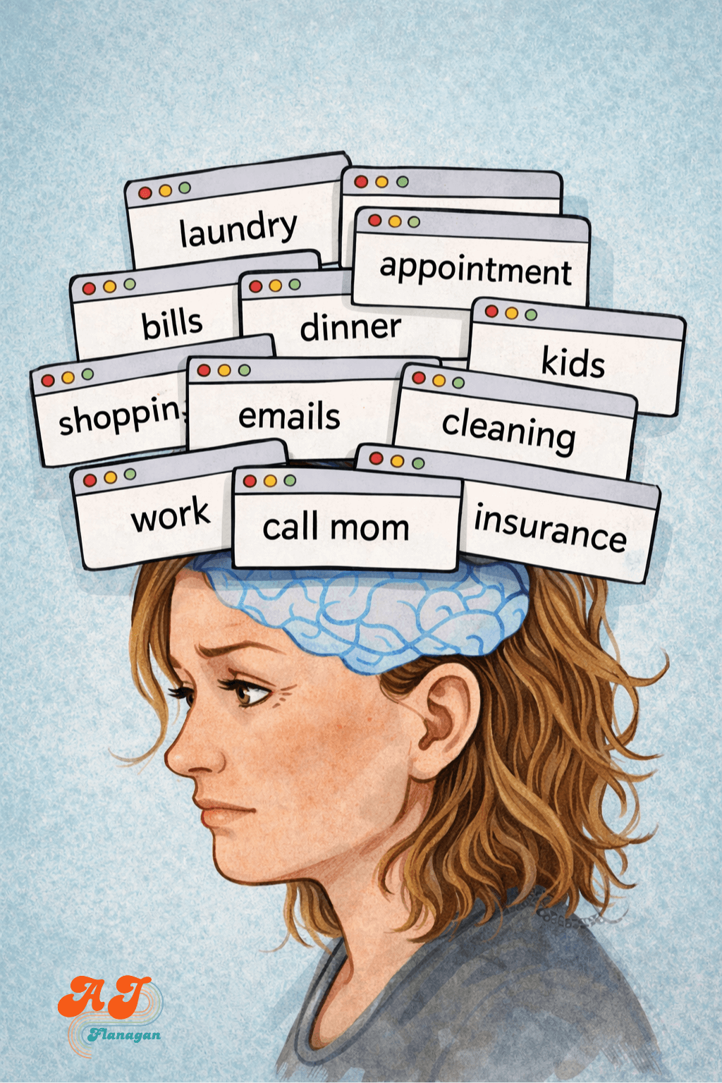  Open 12 tabs in your brain and refuse to close any of them