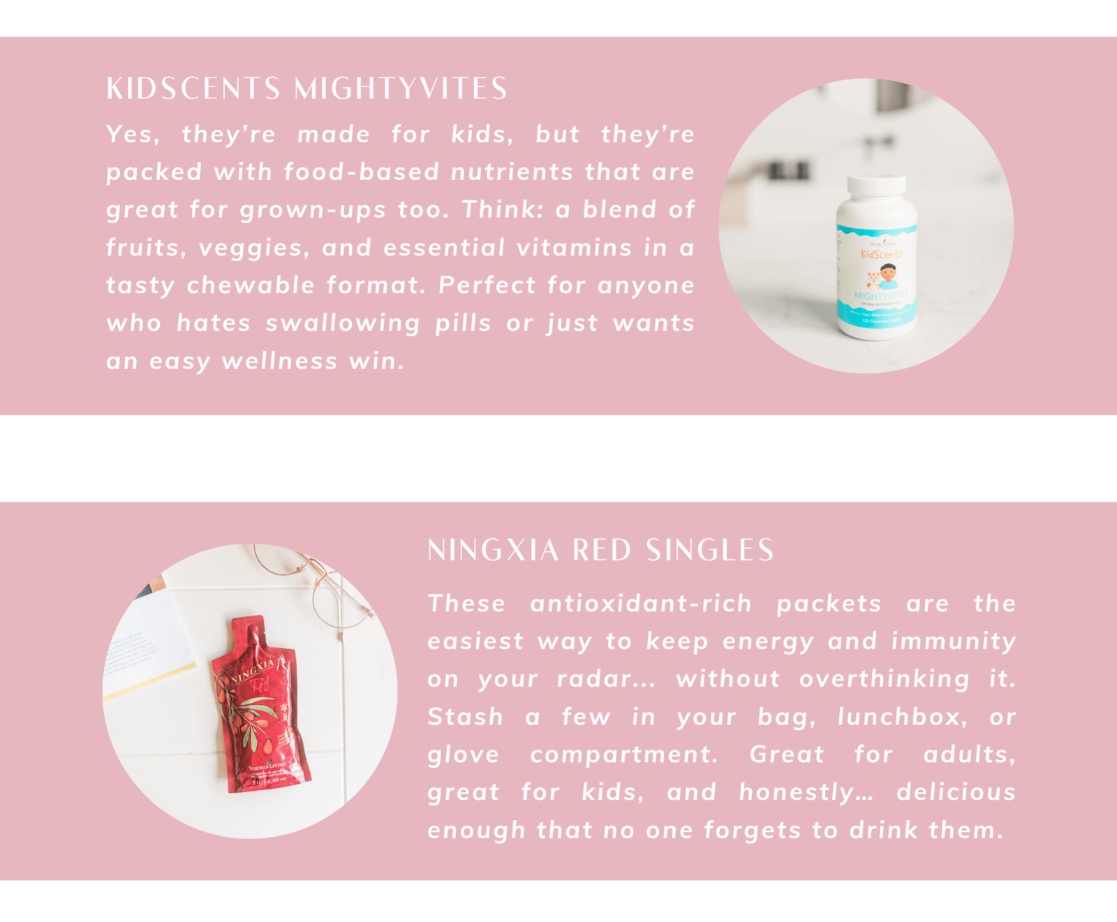  KidScents MightyVites and NingXia Red Singles Graphic