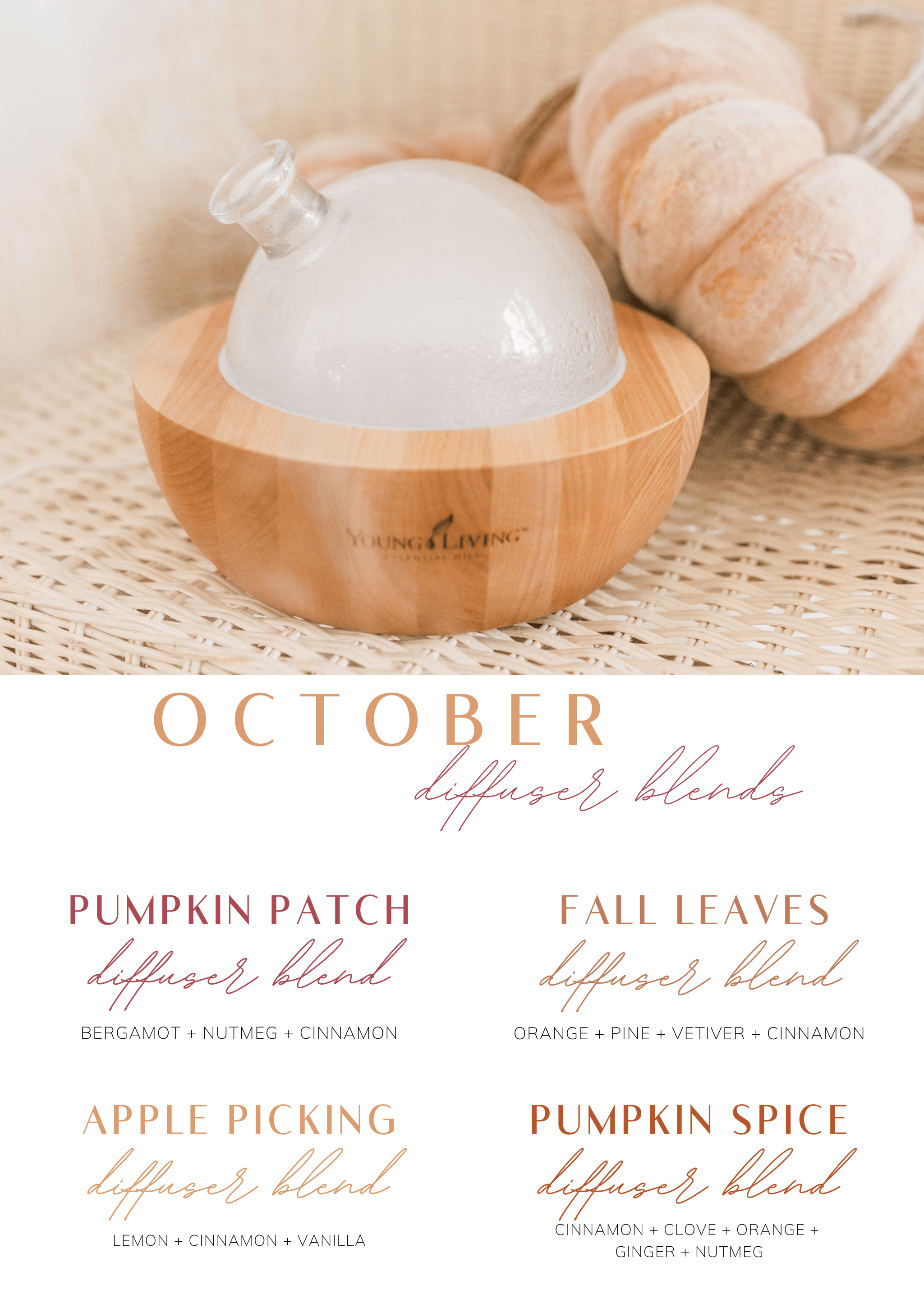  October Diffuser Blends graphic