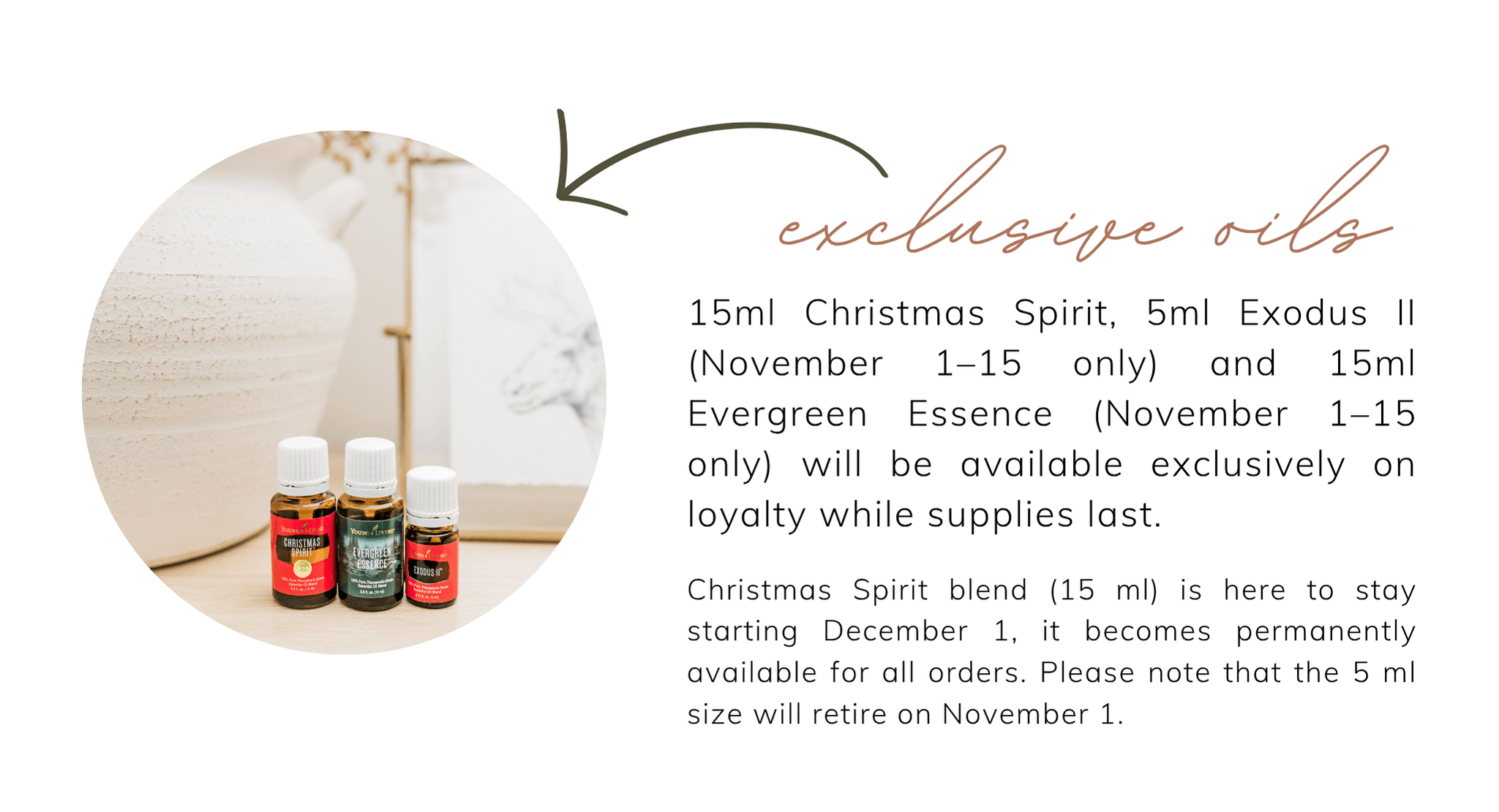  November exclusive LR order oils