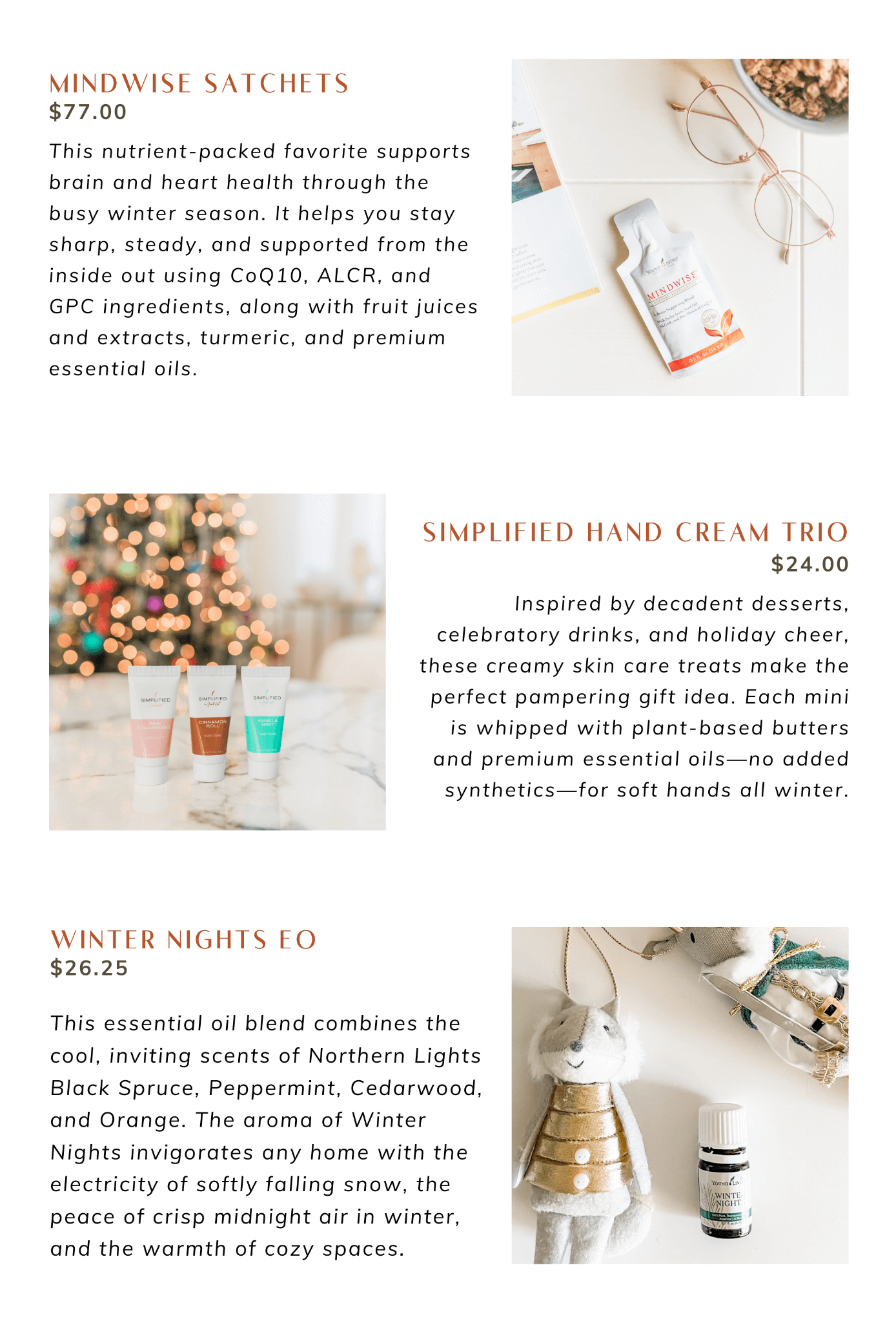  Mindwise, Simplified Hand Cream, Winter Nights Graphic