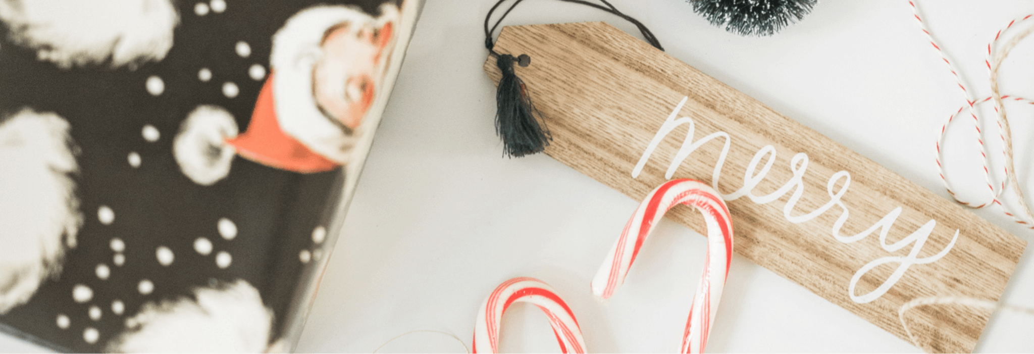  Merry Ornament + Santa Gift Wrap