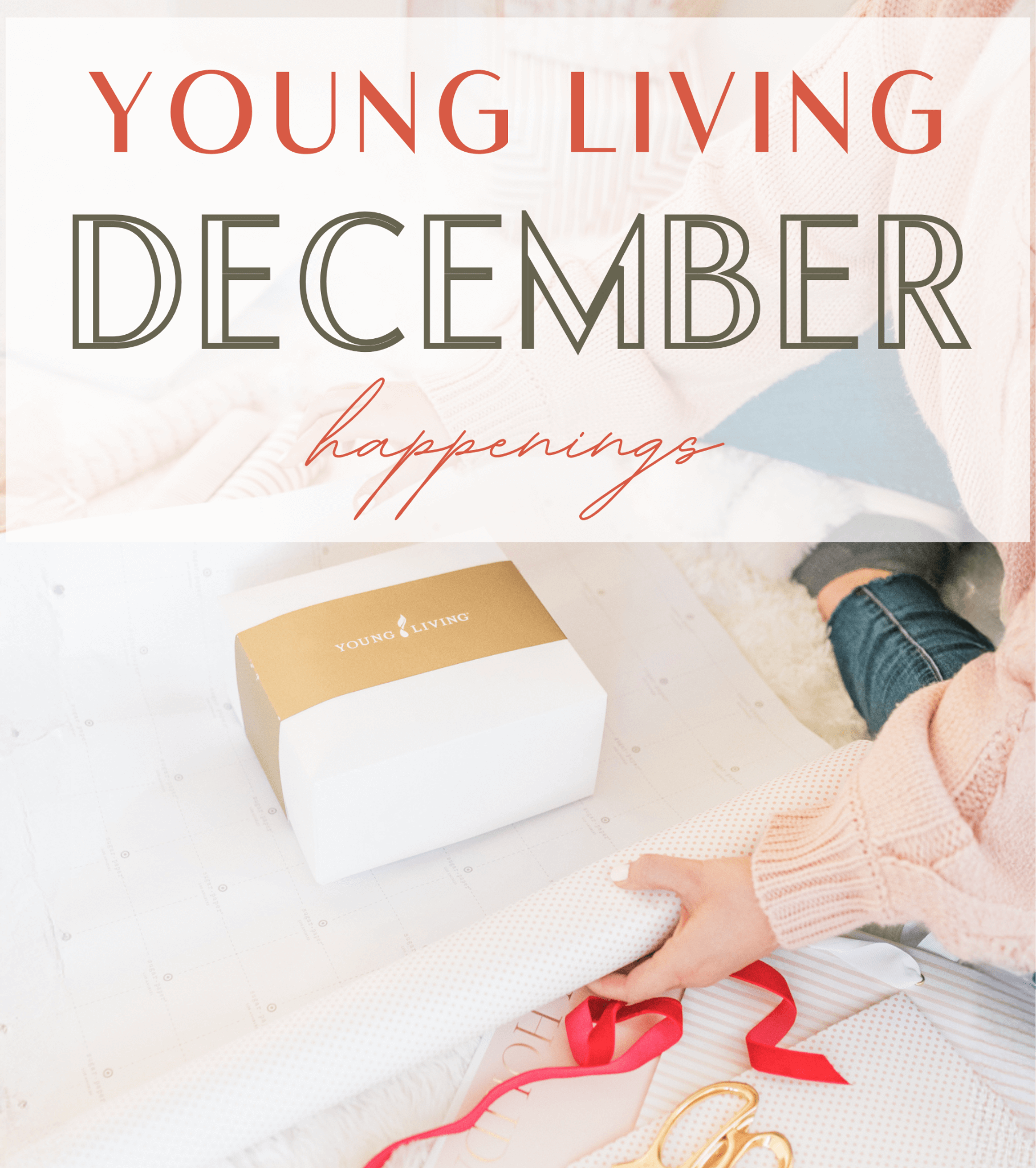  Young Living December Happenings Graphic