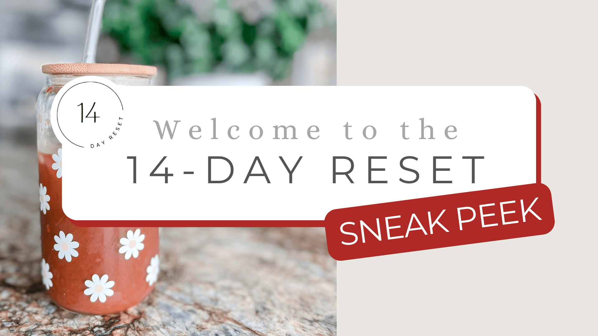 14 Day Reset Sneak Peek