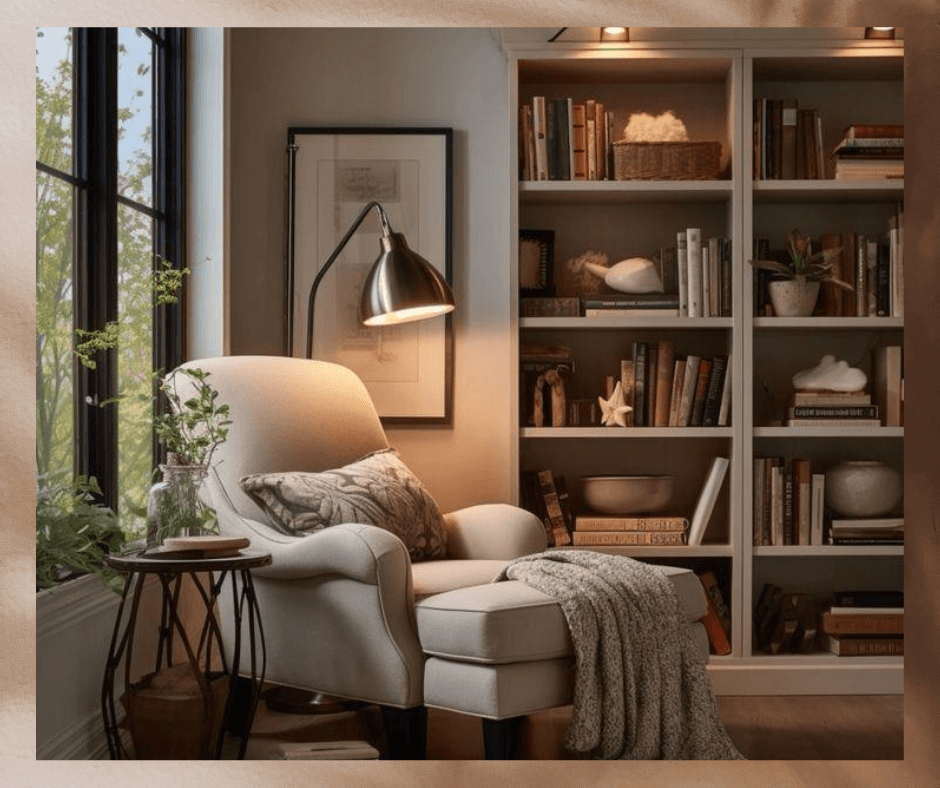  Image of a cosy nook near a window